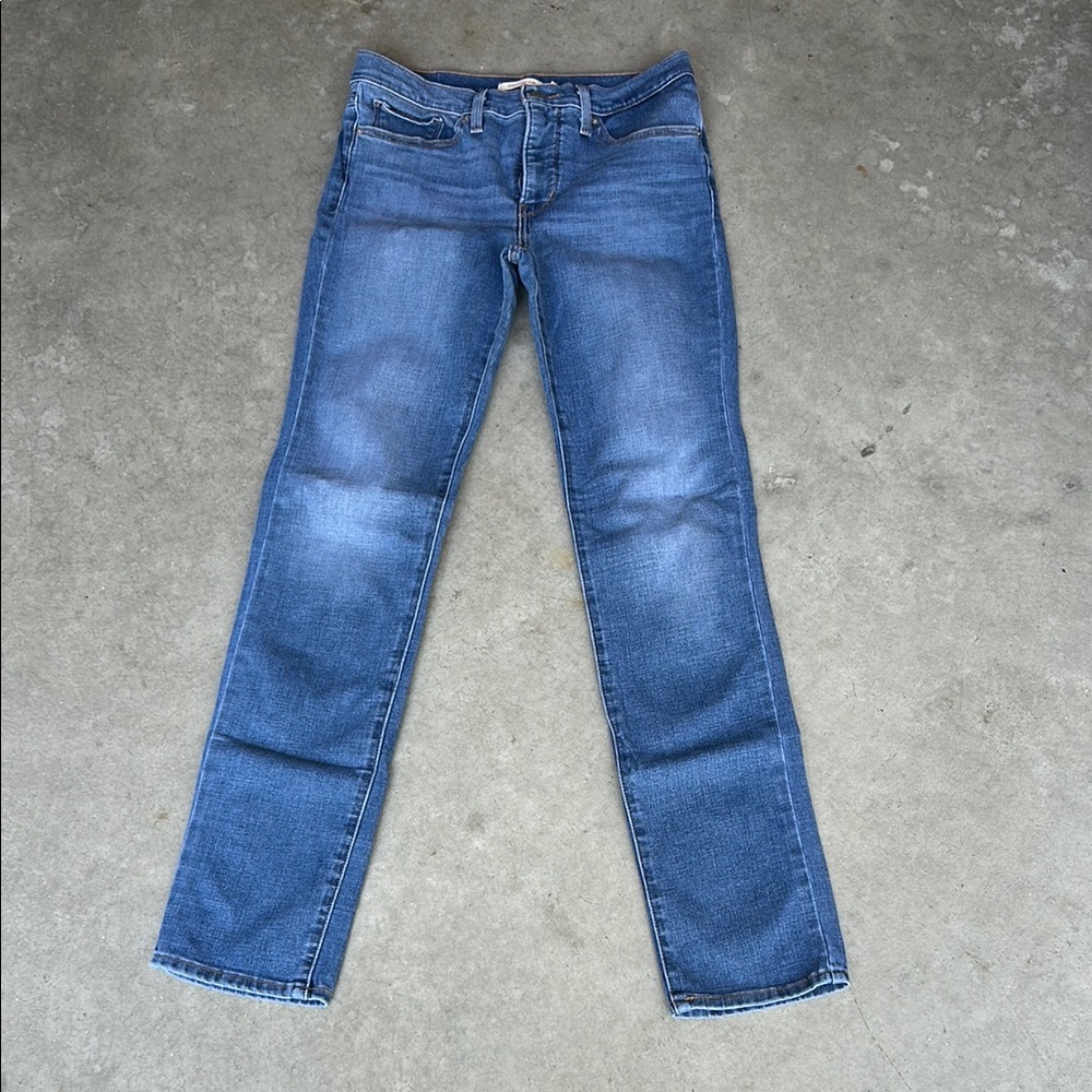 Signature by Levi Strauss Blue Straight Leg Jeans